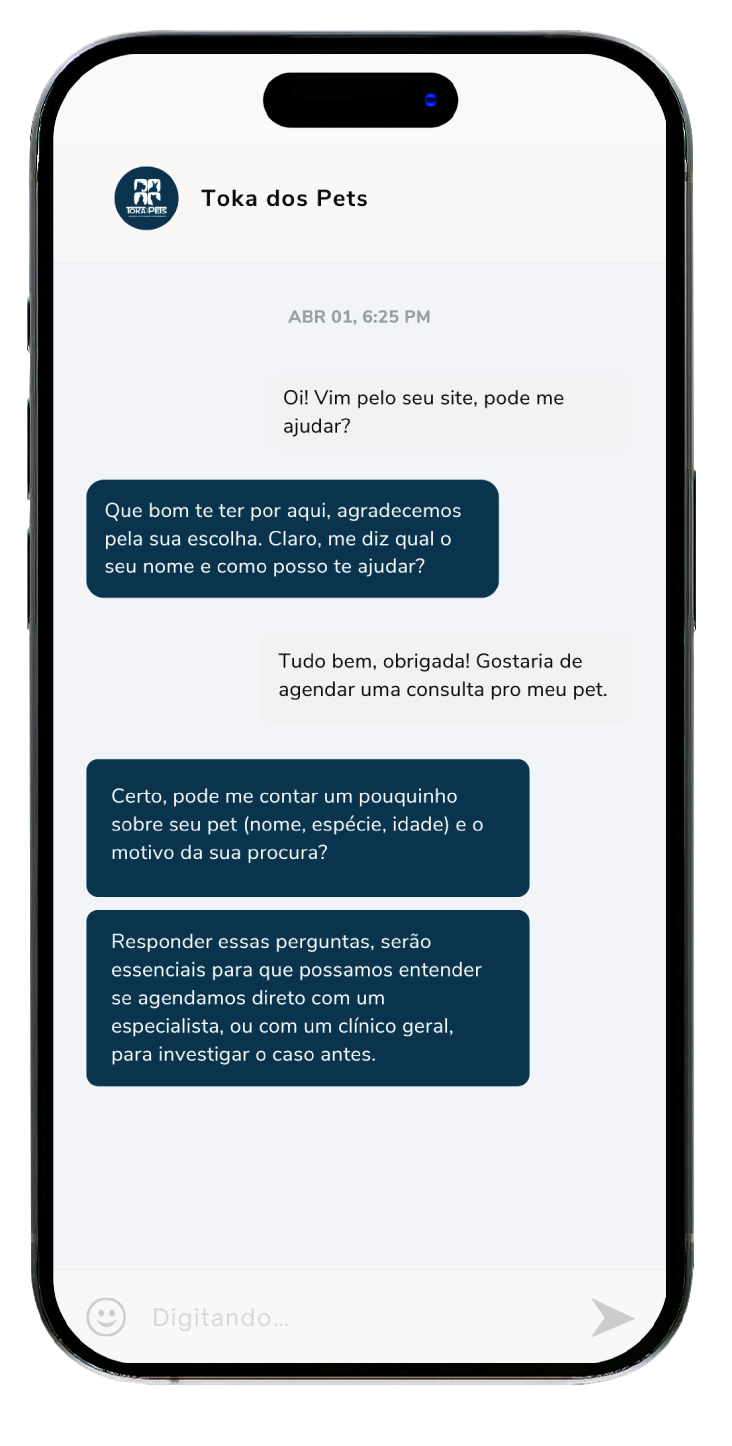Atendimento pelo WhatsApp